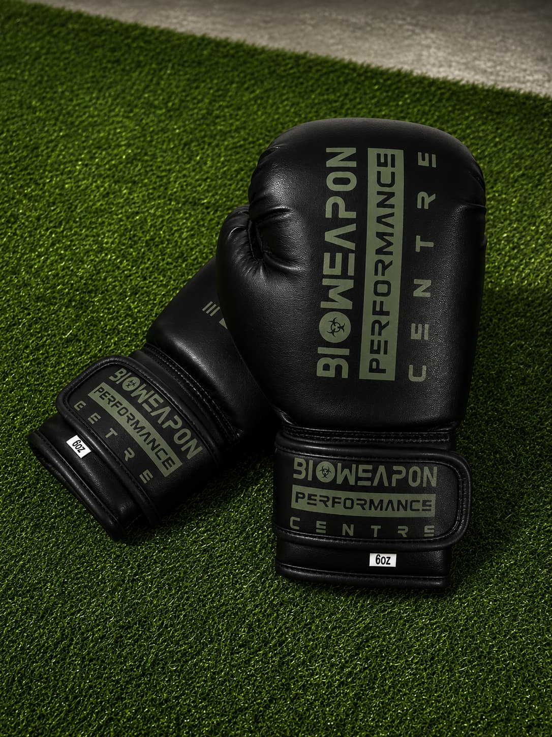 BioWeapon Kids Boxing Gloves — Black 6oz