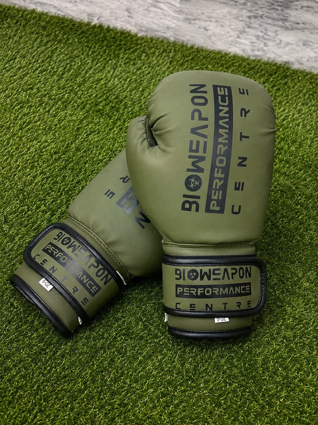 BioWeapon Kids Boxing Gloves — Green 6oz