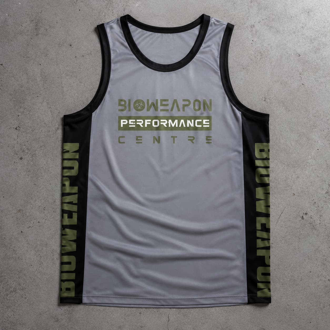 BioWeapon Dri-Fit Singlet Grey
