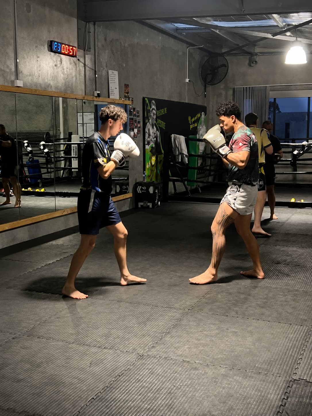Boxing sparring at BioWeapon Perth Bayswater