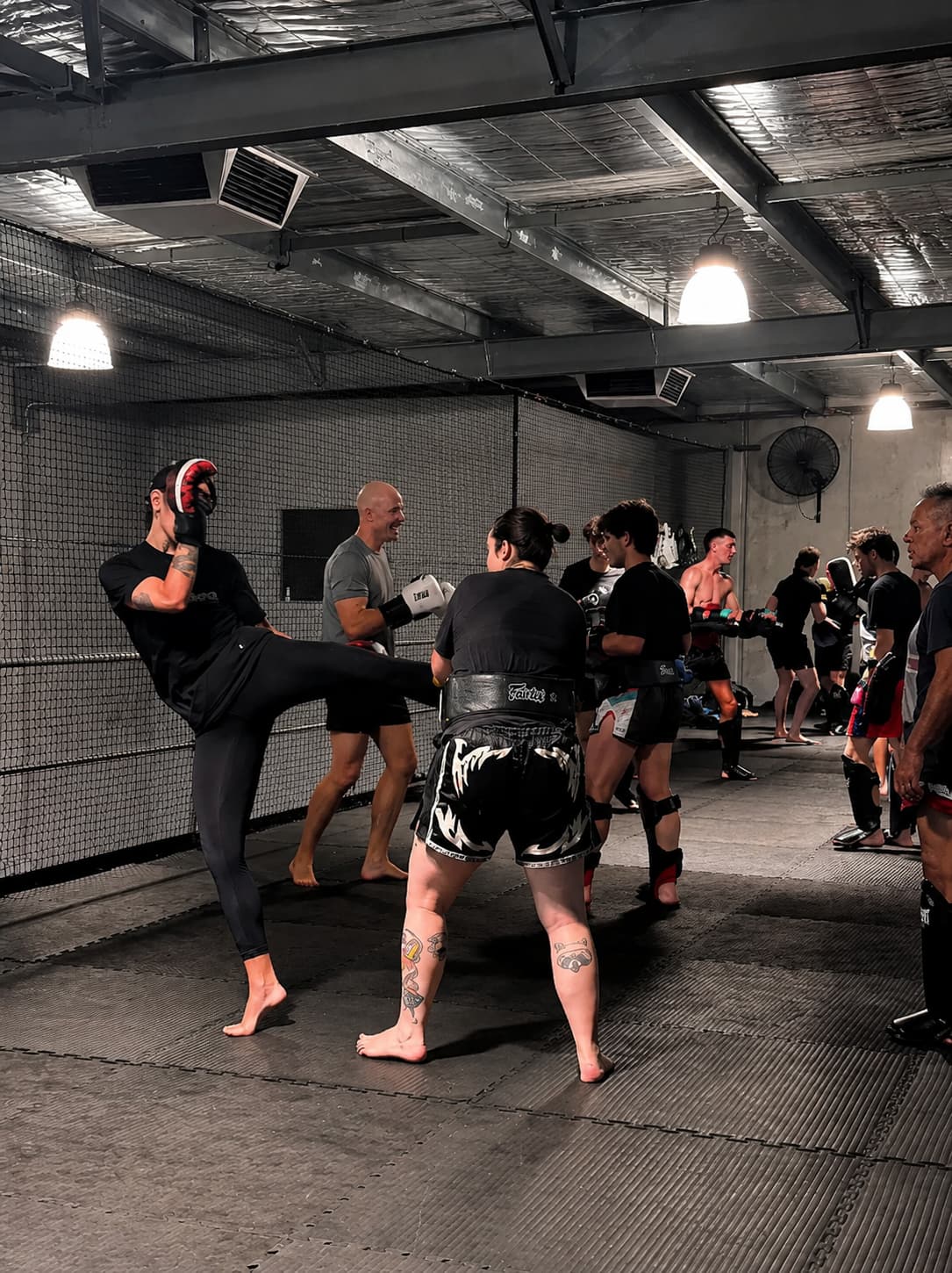 Muay Thai class kick — BioWeapon Perth